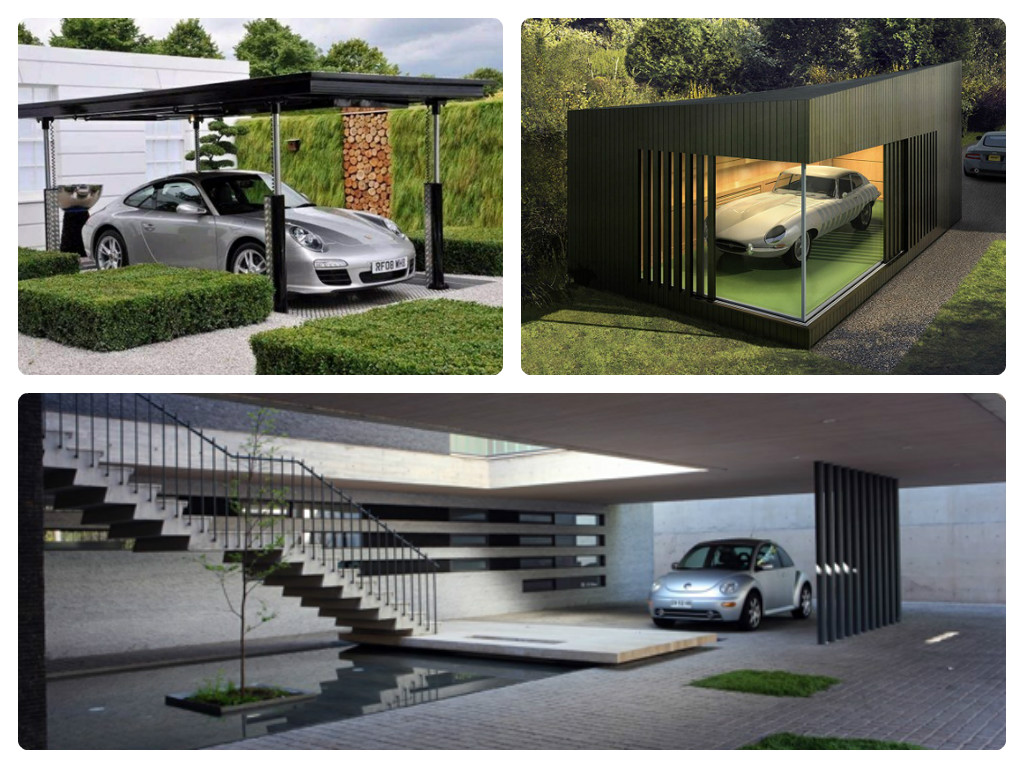 Modern Contemporary Garage Plan