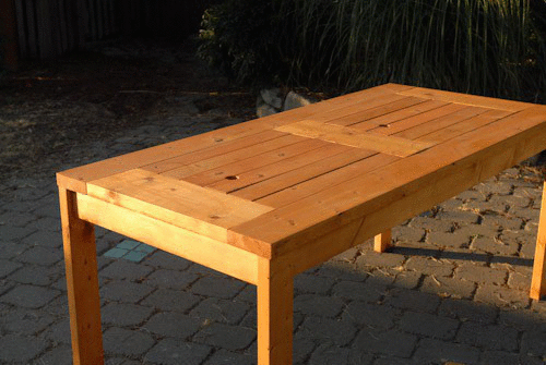 homemade patio table plans